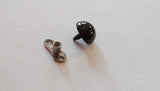 Micro Dermal Titanium Grade 23 Anchor Base Foot Black 5mm Dome  14 gauge 14g - I Love My Piercings!
