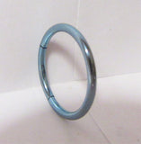 Light Blue Titanium Seamless Conch Hoop Ring Loose Fit 16 gauge 12 mm Diameter