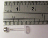 Flexible Metal Sensitive White Opalite Stud Post 16 gauge 16g 10 mm Long