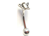 Butterfly Vertical Clitoral Hood VCH Jewelry Clit Bar Barbell Genital 14 gauge 14g - I Love My Piercings!