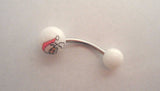 Christmas Xmas Santa Curved Barbell Bar VCH Jewelry Clit Clitoral Hood Ring 14 gauge 14g - I Love My Piercings!